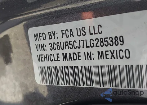 2020 Ram 2500 Tradesman 4X4 6'4 Box from USA, damaged, VIN 3C6UR5CJ7LG285389